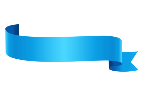 Blue Silk Ribbon Banner: A Premium Font for Elegant Design