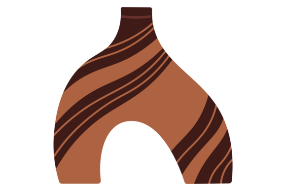 Contemporary Vase Color Icon: A Decorative Icon for Modern Design
