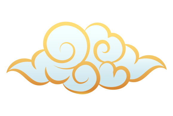 Decorative Cloud in Asian Drawing Style: A Designer's Guide