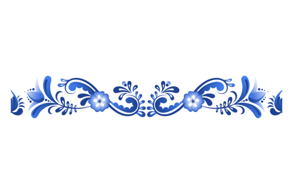 Elegant Flair: Using Floral Ornate Swirly Element. Decorative