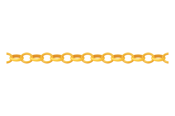 Golden Chain Border: The Art of Decorative Jewelry Design