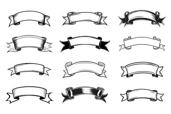 Ribbon Vector Outline Decorative: A Designer's Guide to Elegant Embellishment