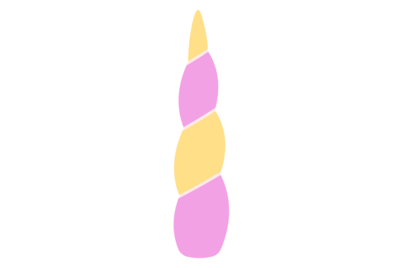 Unicorn Horn. Decorative Magic Element I: A Designer's Guide to Whimsical Typography