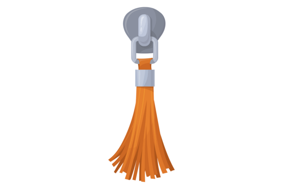 Zip Puller with Decorative Tassel. Carto: A Playful Font for Bold Brands